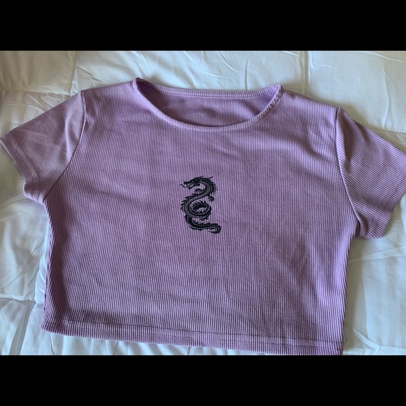 Purple Dragon crop top - Picture 1 of 1
